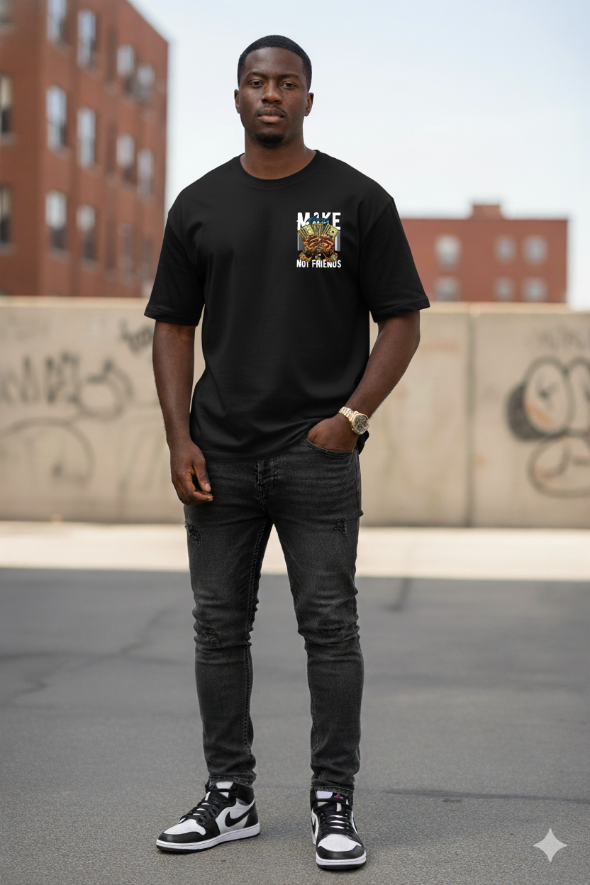 Grind Mode: Make Money Not Friends T-Shirt