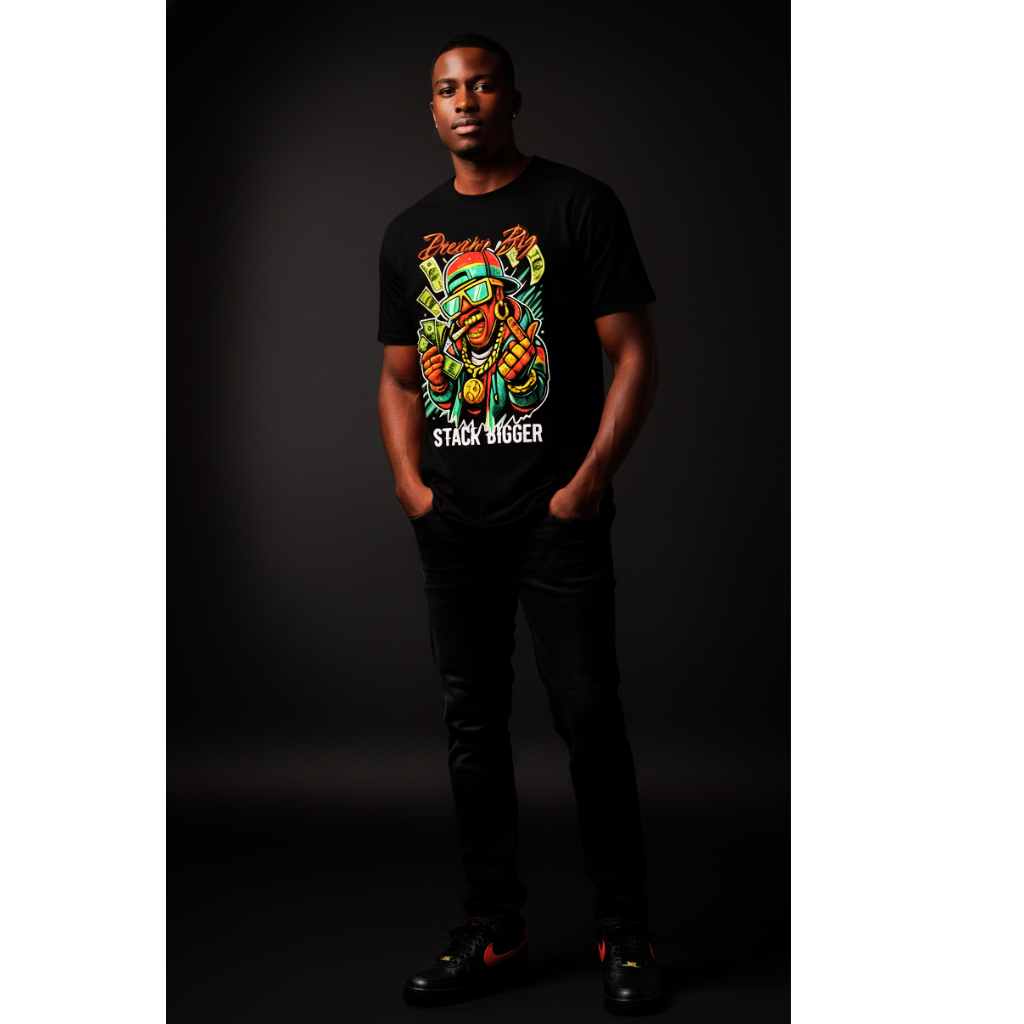 Dream Big-Stack Bigger Ambition Streetwear