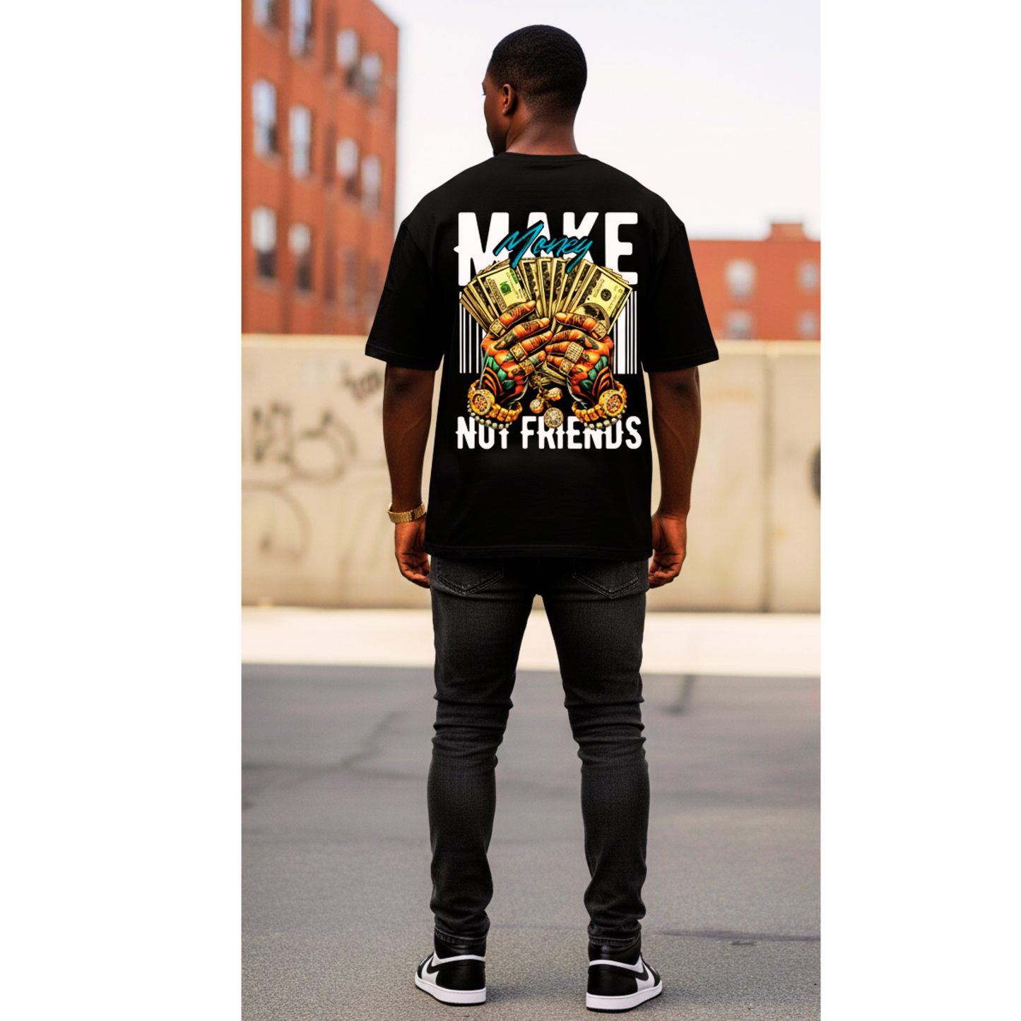 Grind Mode: Make Money Not Friends T-Shirt